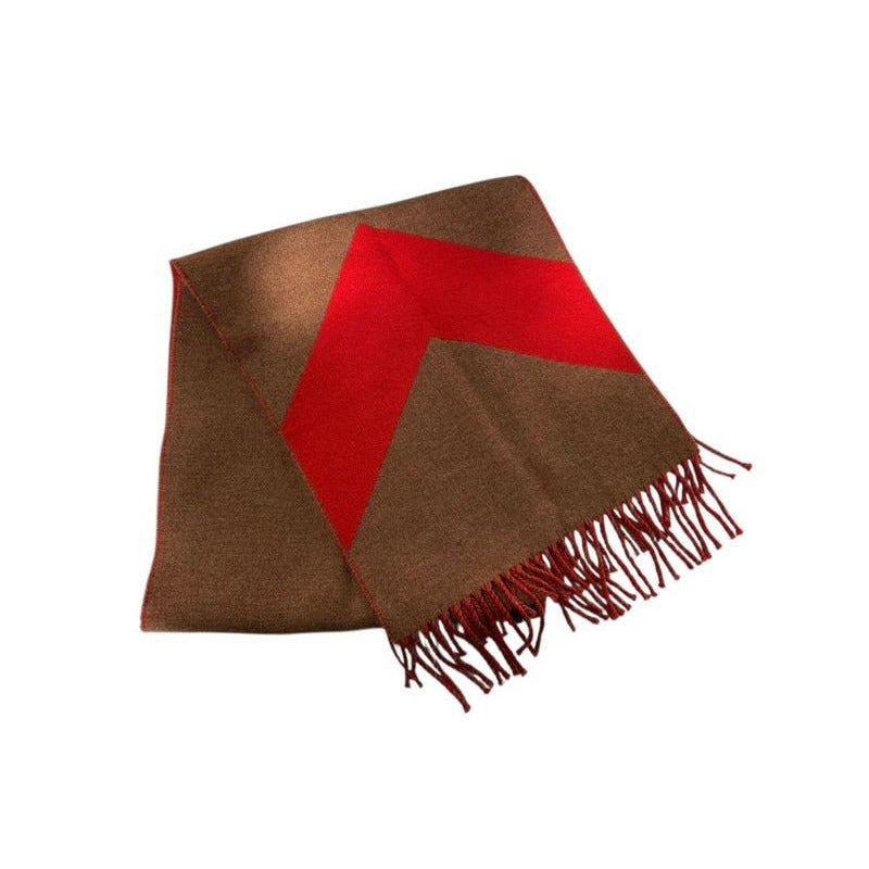Hermes Cazac Zigzag Arrow Scarf Cashmere 3569 — view 7
