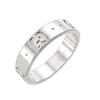 Gucci Icon Ring 18k WG White Gold 750
