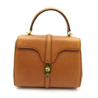 Celine Small 16 Seeds 2-Way Handbag Calfskin Tan