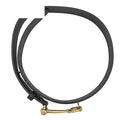 Gucci Belt Horsebit Skinny 80 32 Leather Black Gold
