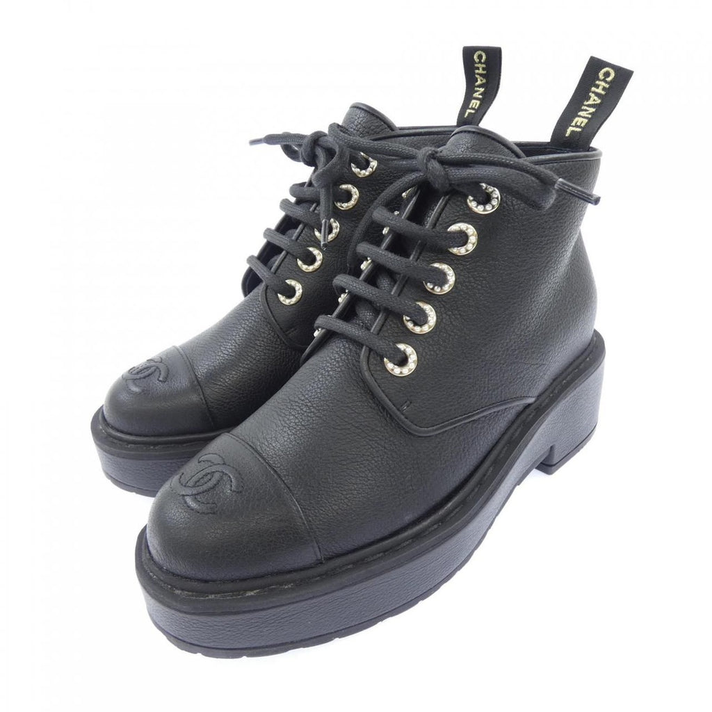 Chanel Lace Up Boots — view 3