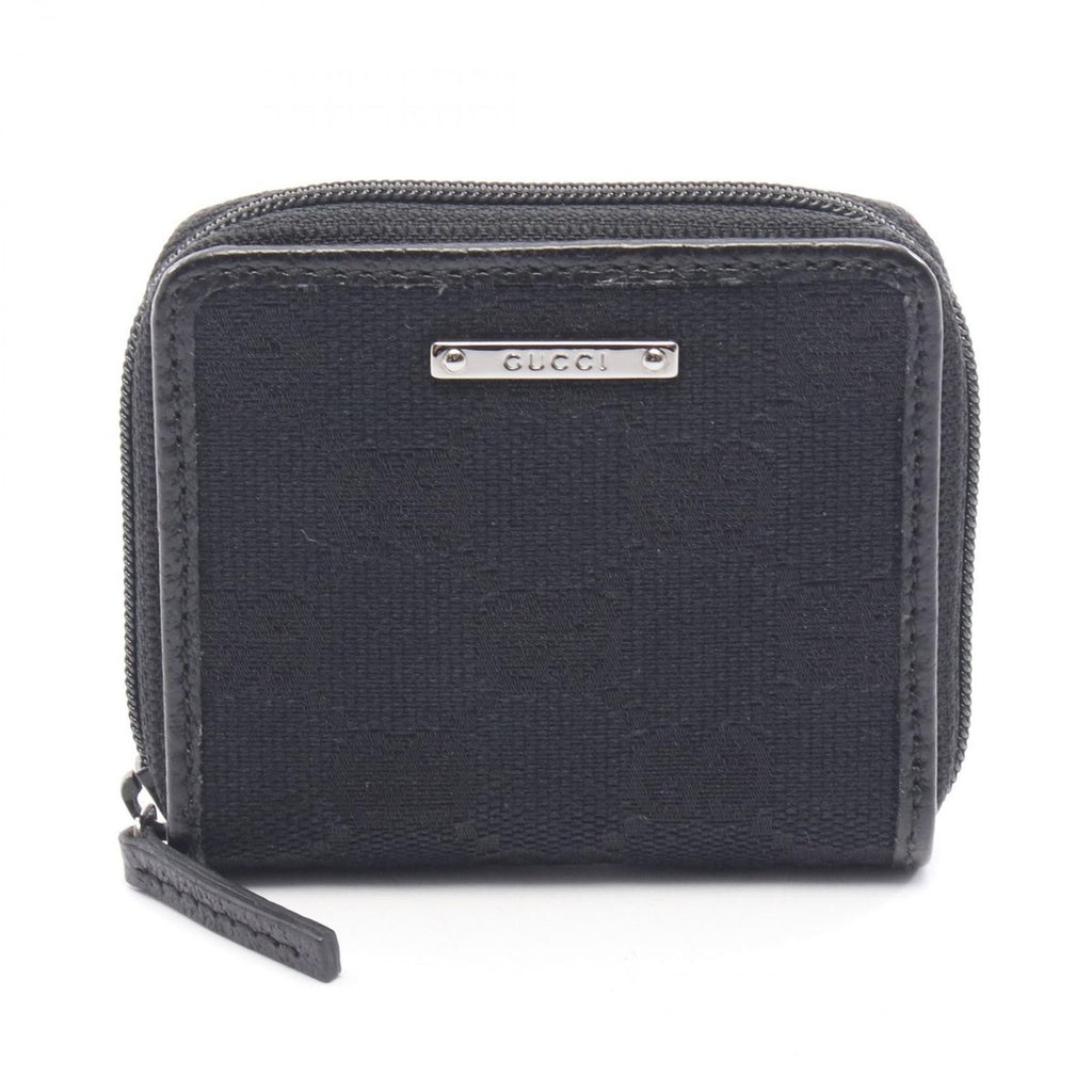 Gucci Coin Case GG Canvas 0416 Black