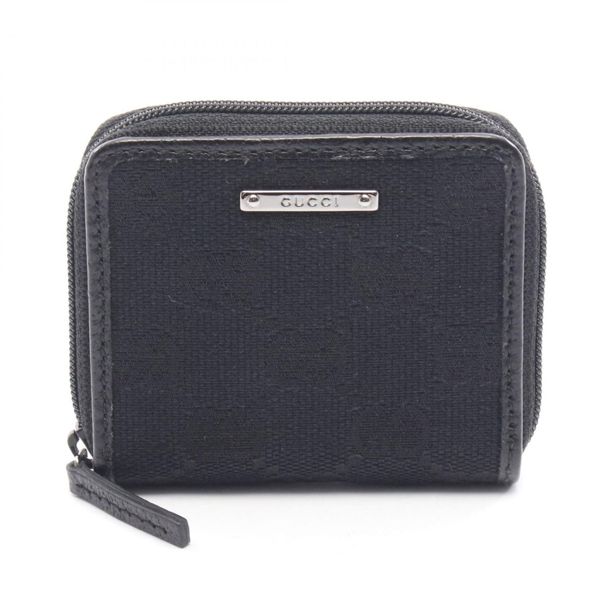 Gucci Coin Case GG Canvas 0416 Black