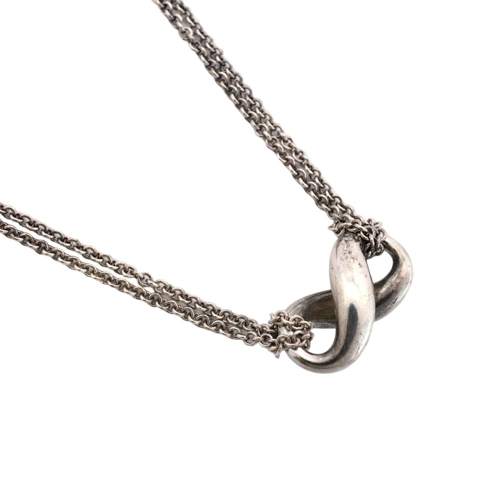 Tiffany & Co Necklace Infinity Double Chain Silver — view 2