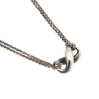 Tiffany & Co Necklace Infinity Double Chain Silver — view 2
