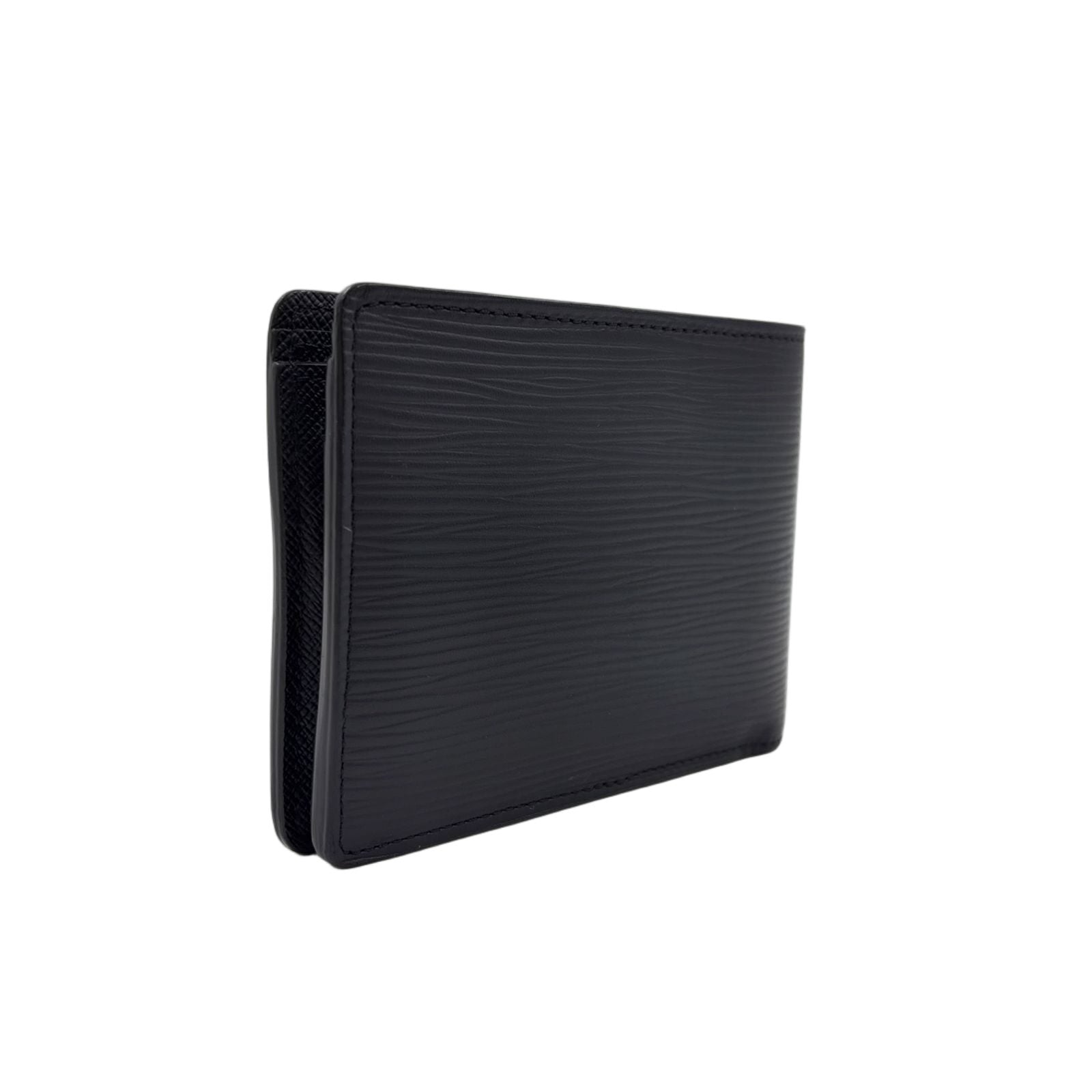 Louis Vuitton Portefeuille Multiple Epi Leather Black Bifold Wallet — view 2