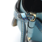 Loewe Shoulder Bag Gate Small Black Blue Leather — view 6