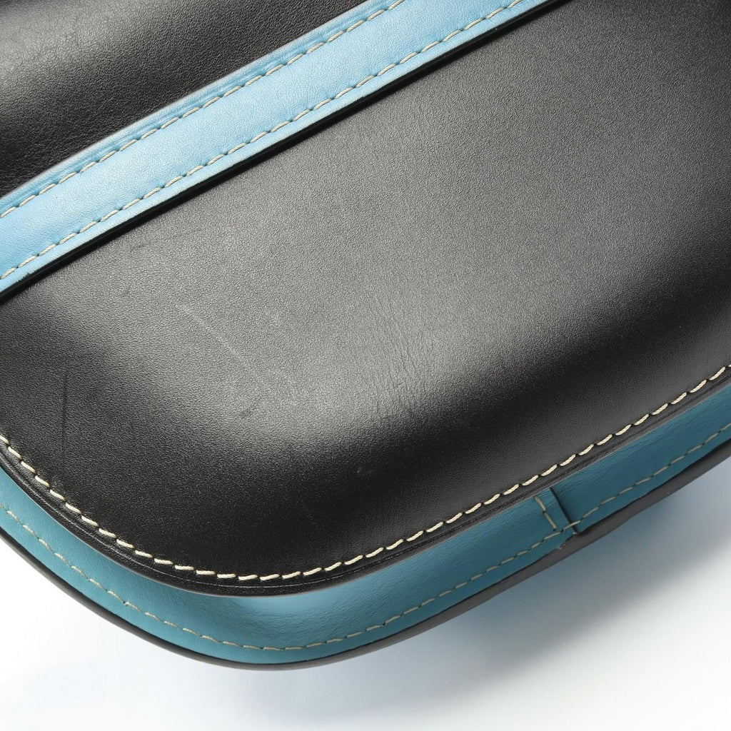 Loewe Shoulder Bag Gate Small Black Blue Leather — view 9