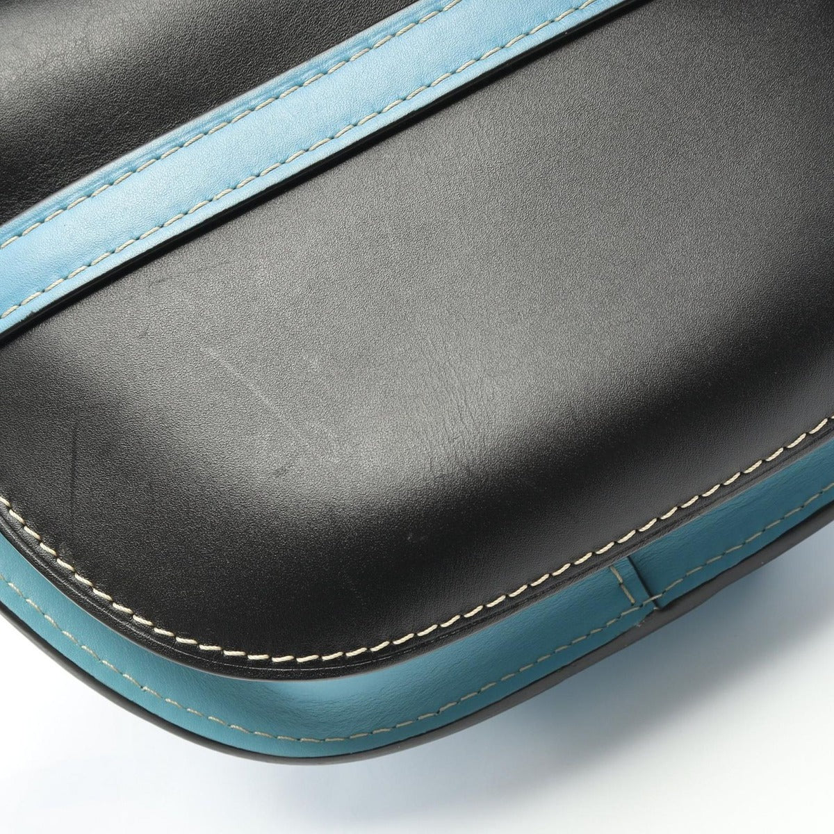 Loewe Shoulder Bag Gate Small Black Blue Leather — view 9