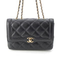Chanel Quilted Lambskin Mini Flap Chain Shoulder Bag Random Number As5048