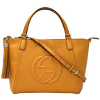 Gucci Soho 2-Way Shoulder Bag Leather Orange