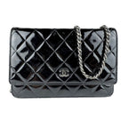 Chanel Chain Wallet Silver