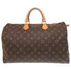 Louis Vuitton Speedy 40 Monogram Brown Handbag 0070