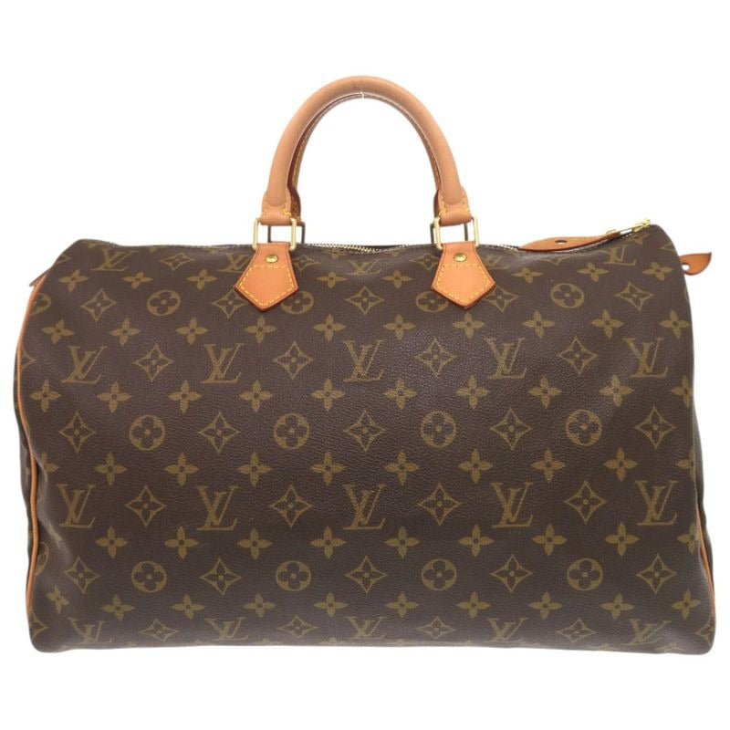 Louis Vuitton Speedy 40 Monogram Brown Handbag 0070