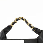 Chanel Maxi Hobo AS Black Gold Calfskin Handbag — view 4