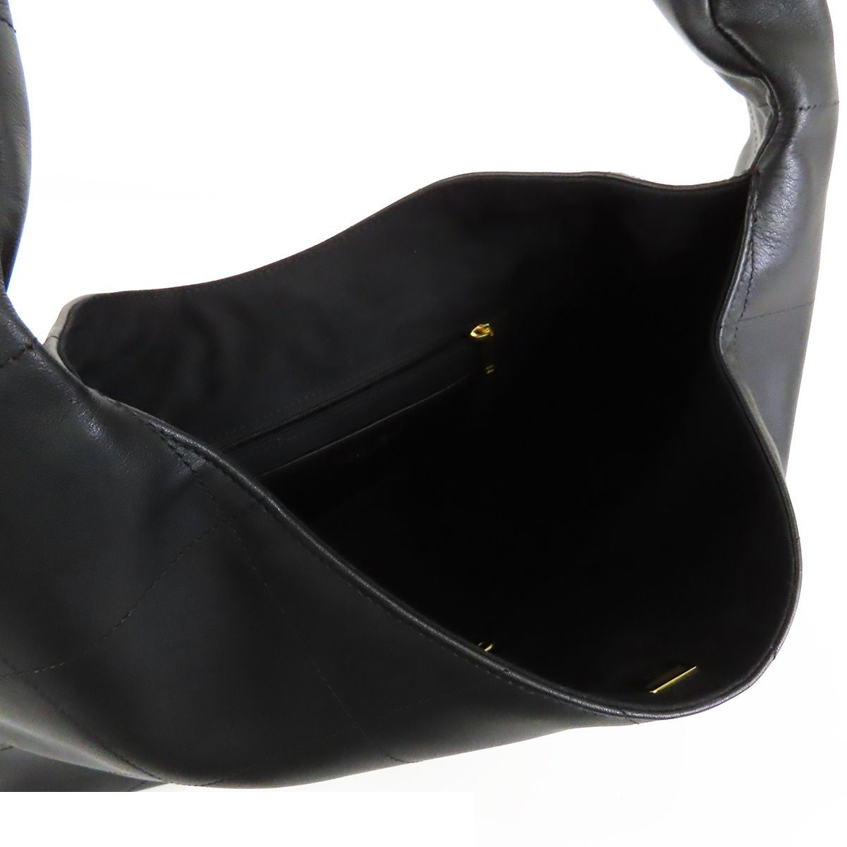 Chanel Maxi Hobo AS Black Gold Calfskin Handbag — view 5