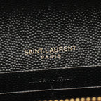 Saint Laurent Paris Bifold Long Wallet Monogram Nero Leather — view 4