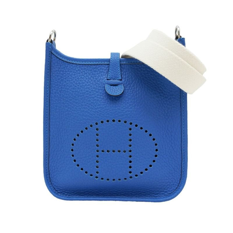 Hermes Evelyne T PM Amazon Blue Shoulder Bag Taurillon Clemence