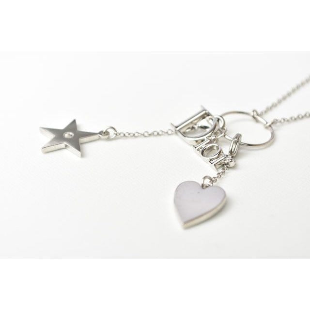 Christian Dior Necklace Vintage Logo Star Heart — view 4