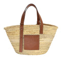 Loewe Basket Bag Medium Palm Leaf Leather Natural