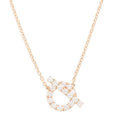 Hermes Finesse 18K Pink Gold Diamond Necklace