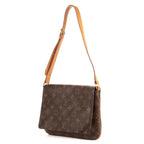 Louis Vuitton Musette Tango Brown Monogram Canvas Shoulder Bag — view 2