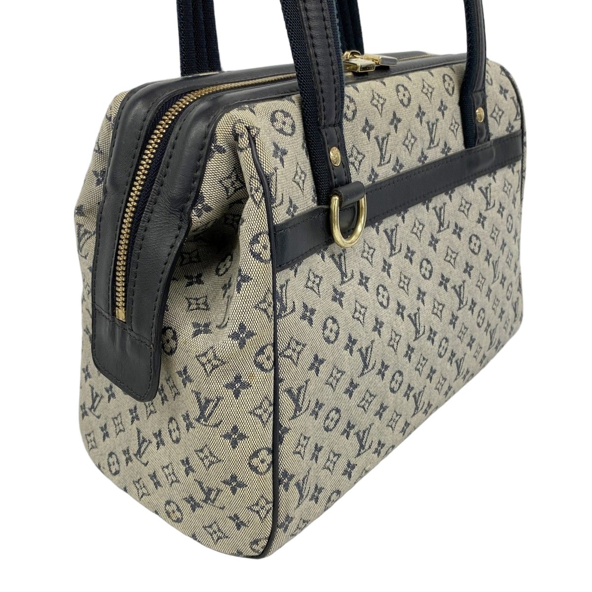 Louis Vuitton Handbag Monogram Mini Josephine PM Blue — view 2