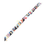 Hermes la Patisserie Francaise Silk Noir Blanc Bleu Twill Charm Scarf — view 4