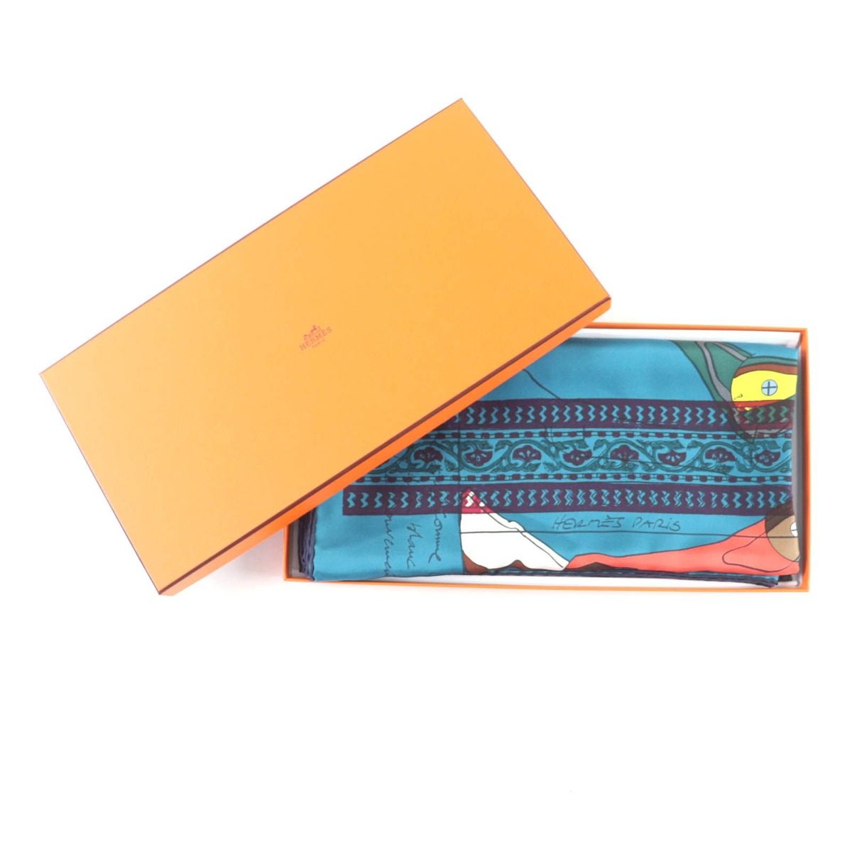 Hermes Carre 140 le Pegase D Pegasus Silk Geant Scarf Multi — view 2