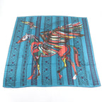 Hermes Carre 140 le Pegase D Pegasus Silk Geant Scarf Multi