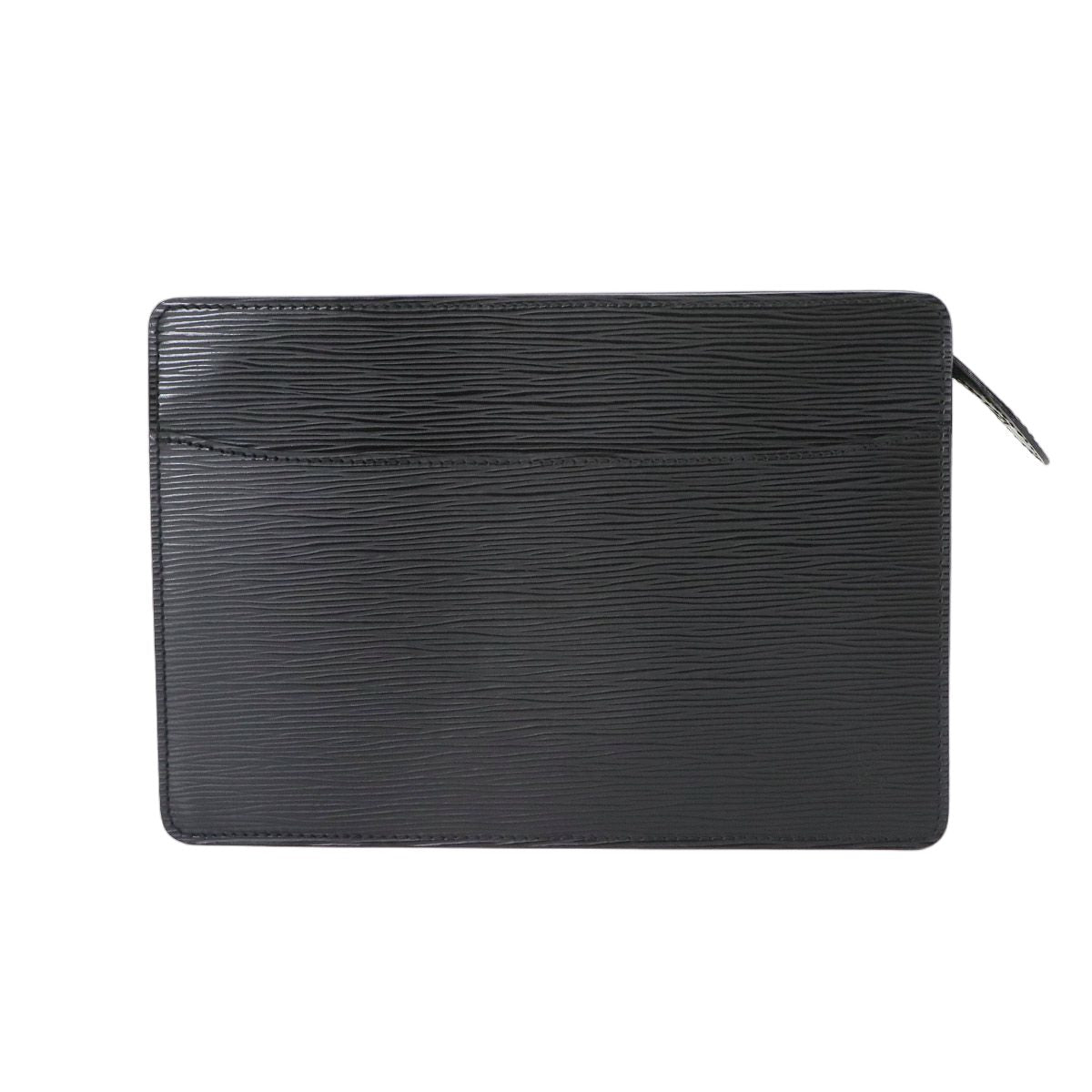 Louis Vuitton Epi Pochette Homme Clutch Leather Noir