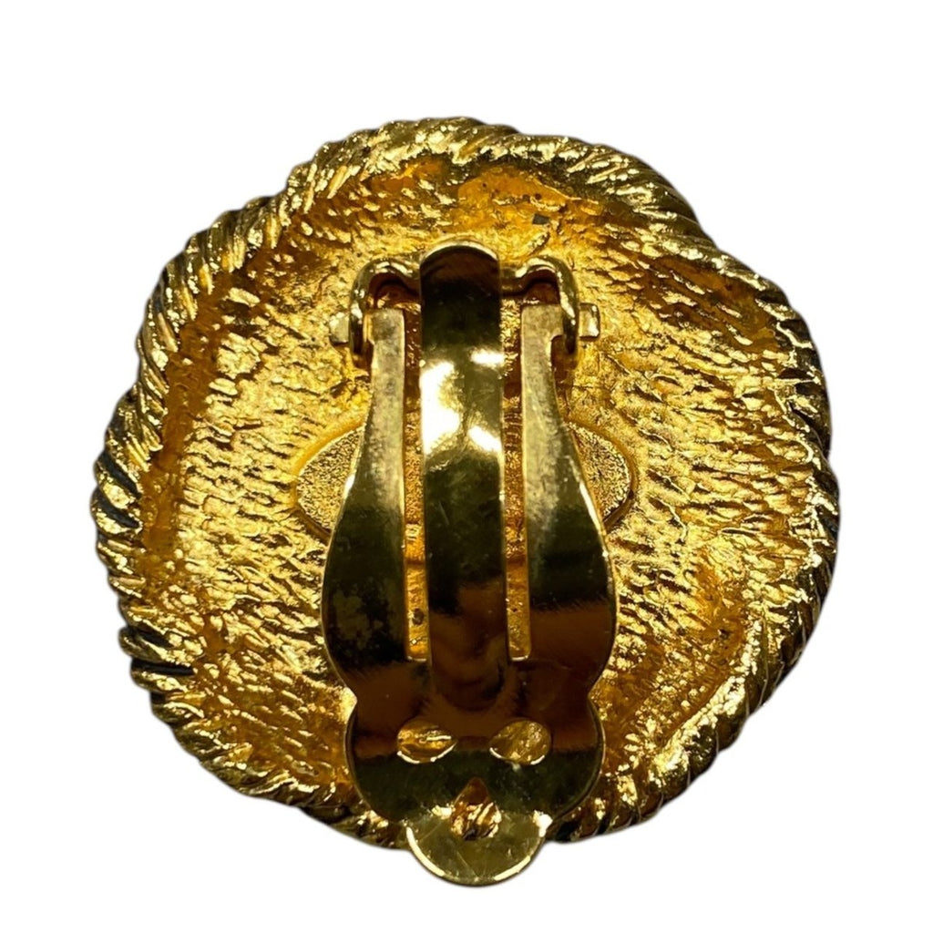 Chanel Pearl Earrings Vintage Gold — view 3