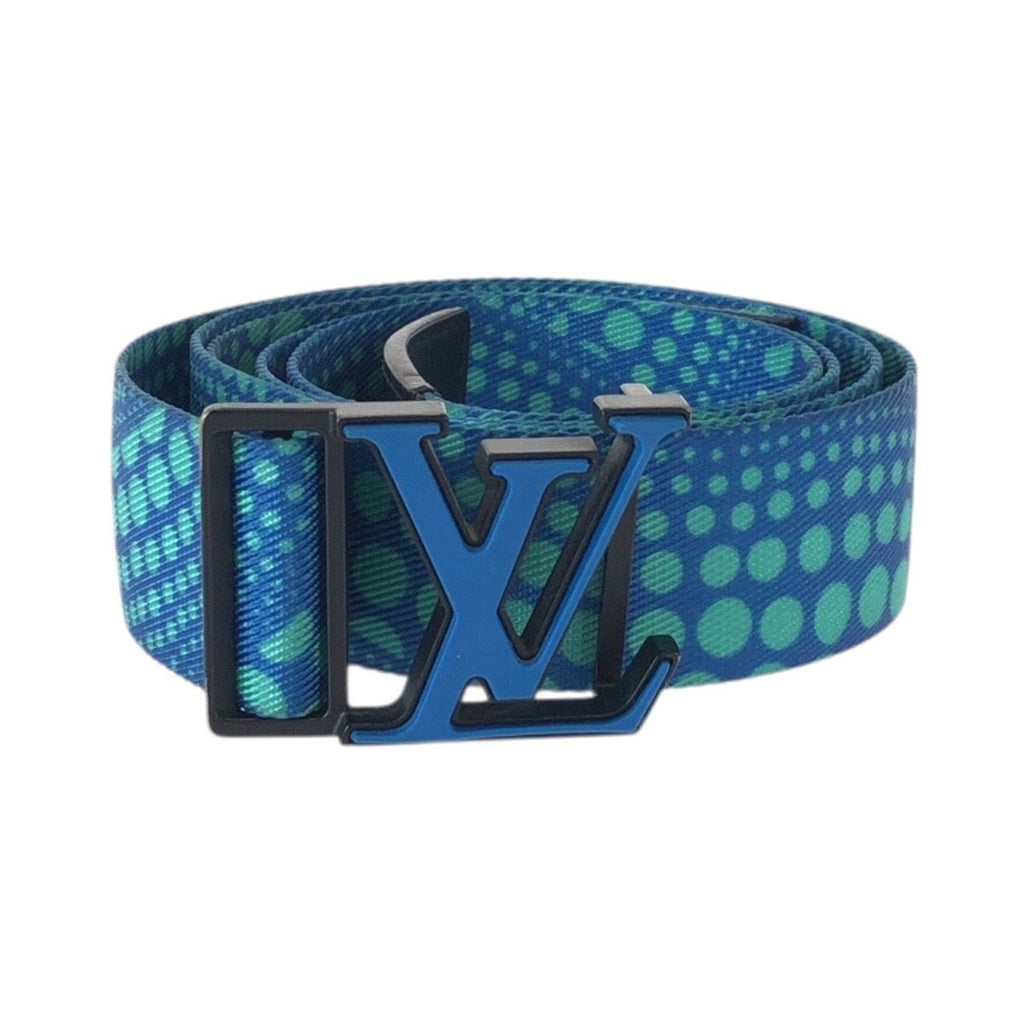 Louis Vuitton Ceinture LV Webbing Yayoi Kusama Blue Black Textile
