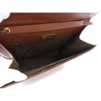 Yves Saint Laurent Shoulder Bag Leather Brown — view 6
