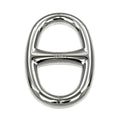 Hermes Scarf Ring Chaine D'Ancre Permanent Brass Palladium Silver