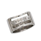 Gucci Logo Ring Silver Size 19 — view 3