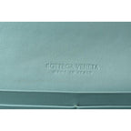 Bottega Veneta Long Wallet Flap Intrecciato Light Blue — view 4