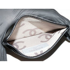 Chanel Card Case Pass Cambon Line Calf Black And Silver C0790 — view 2