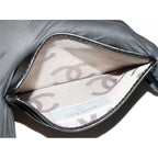 Chanel Card Case Pass Cambon Line Calf Black And Silver C0790 — view 6