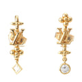 Louis Vuitton LV in the Sky Rhinestone Earrings