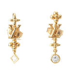 Louis Vuitton LV in the Sky Rhinestone Earrings