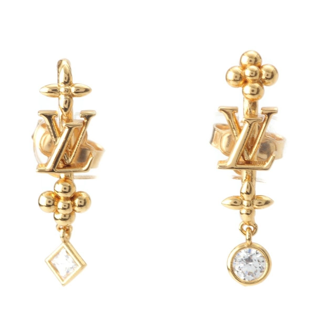 Louis Vuitton LV in the Sky Rhinestone Earrings