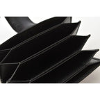 Fendi Card Case Business Holder Leather Black — view 5