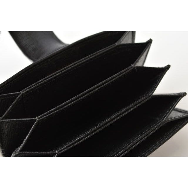 Fendi Card Case Business Holder Leather Black — view 5
