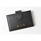 Fendi Card Case Business Holder Leather Black — view 9