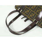 Fendi Zucca Handbag Canvas Brown Bag — view 5