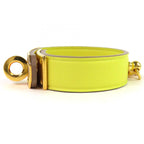 Hermes Kelly Leather Glove Holder Yellow Gold Gloves — view 3