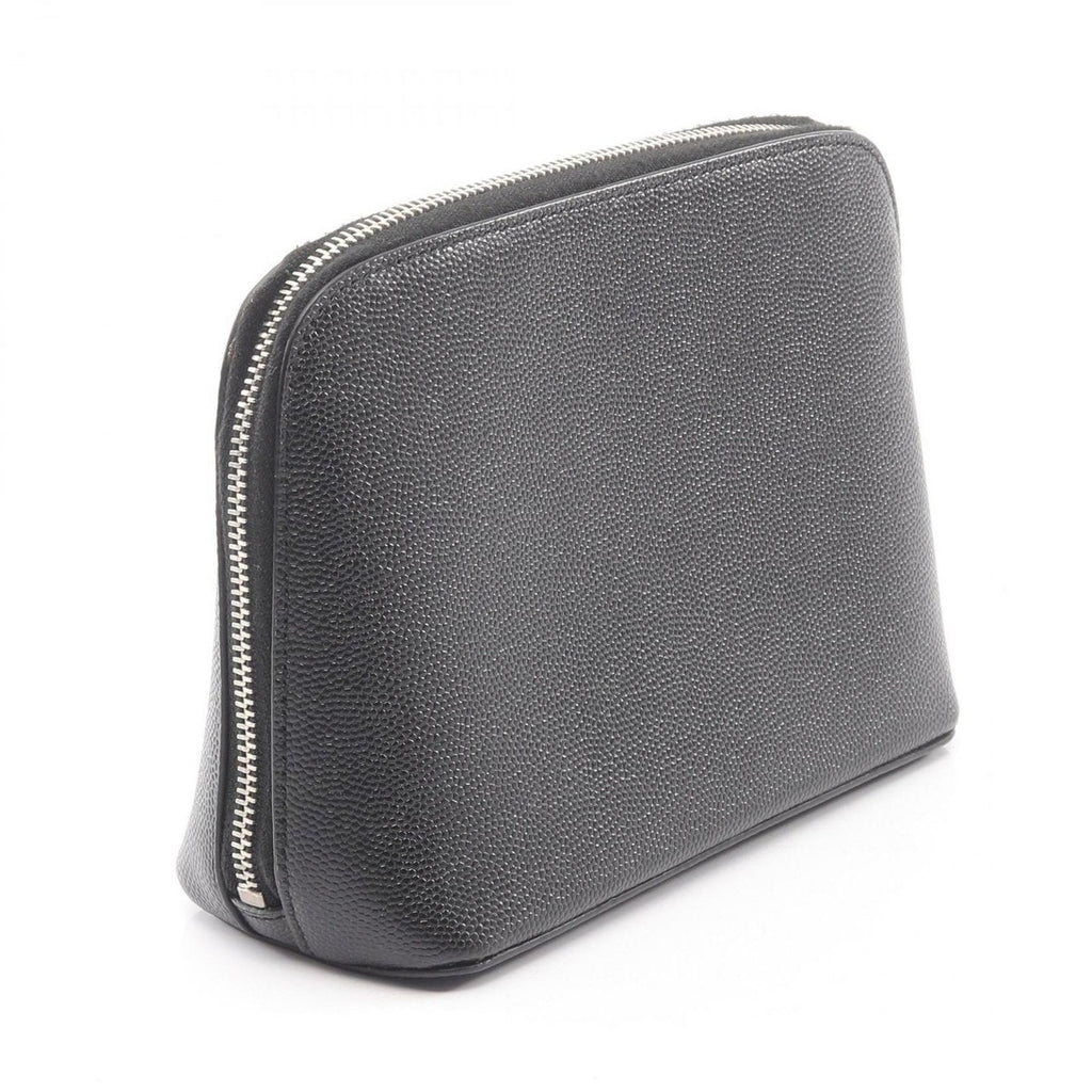 Saint Laurent Paris Pouch Black Leather — view 2