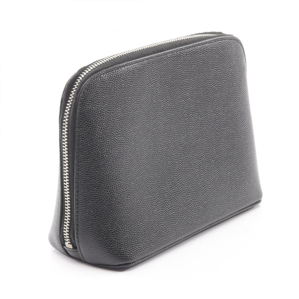 Saint Laurent Paris Pouch Black Leather — view 2
