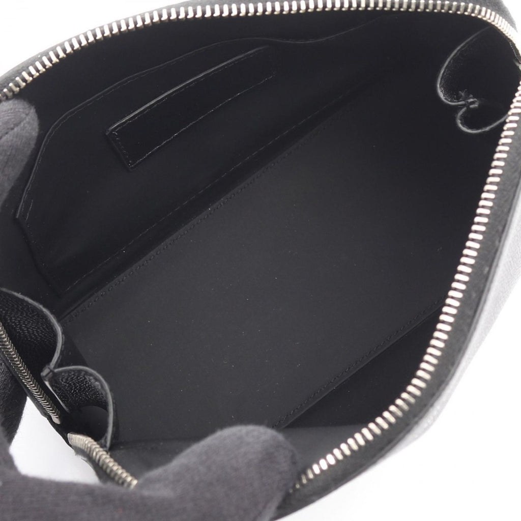 Saint Laurent Paris Pouch Black Leather — view 3
